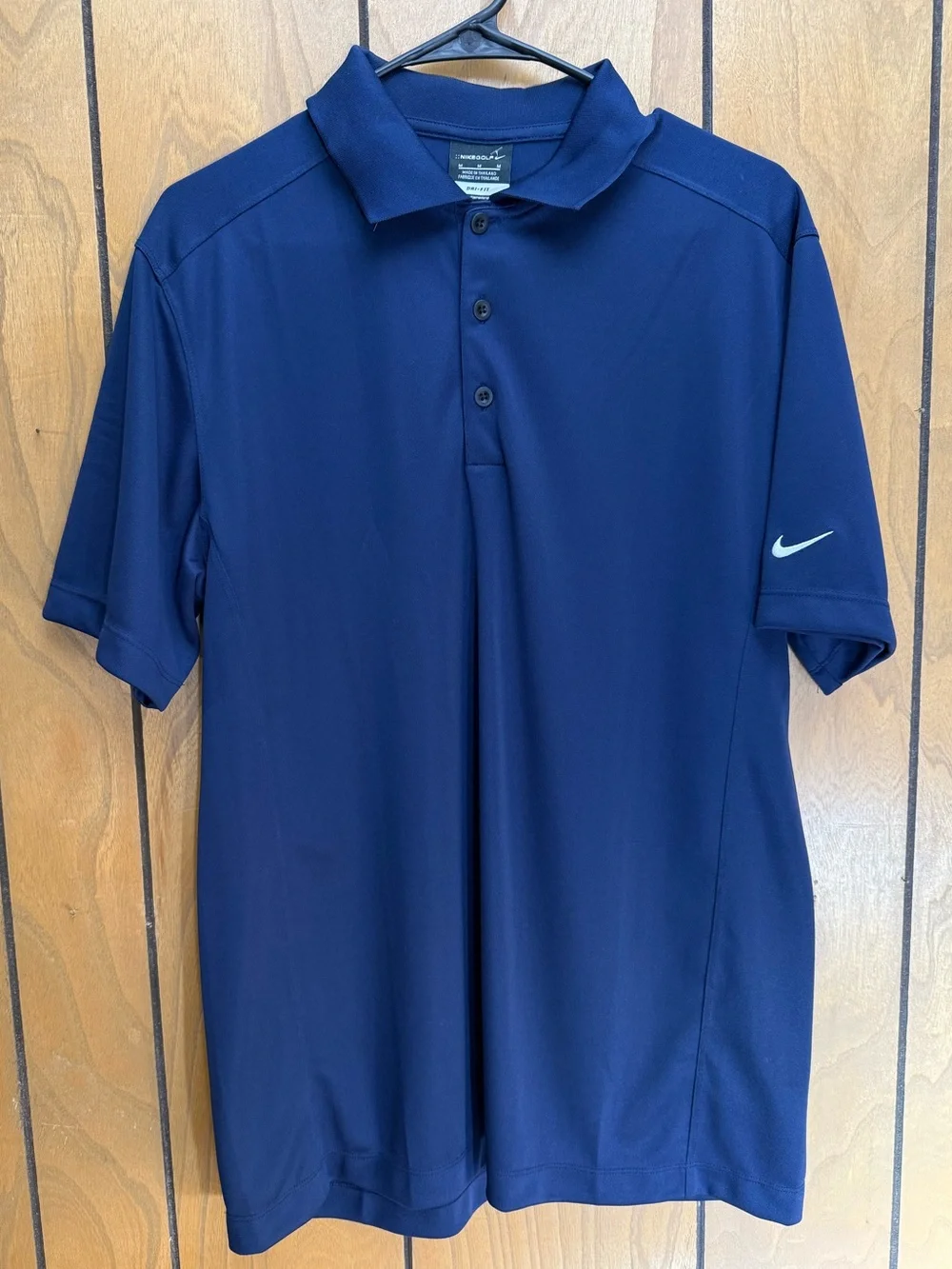 Nike Men’s Navy Performance Polo with Swoosh